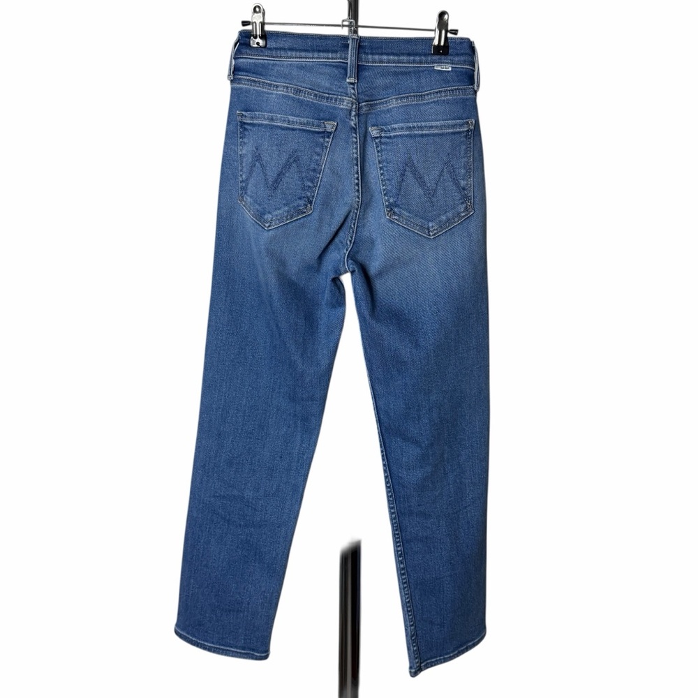 Mother Tomcat High Rise Straight Leg Denim Ankle Jeans Layover‎ - Picture 5 of 8